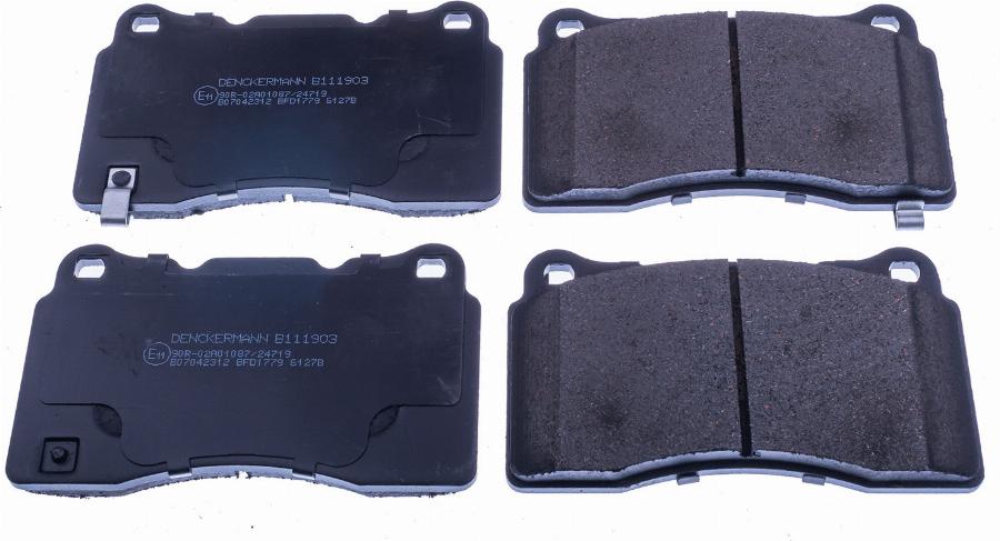Denckermann B111903 - Brake Pad Set, disc brake car-mod.net