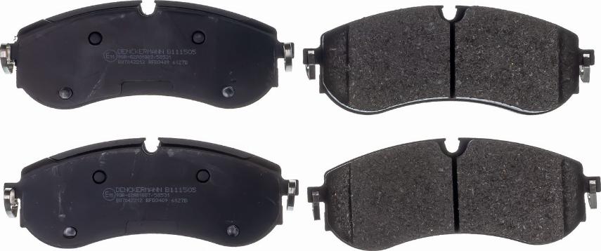 Denckermann B111505 - Brake Pad Set, disc brake car-mod.net