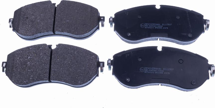 Denckermann B111507 - Brake Pad Set, disc brake car-mod.net