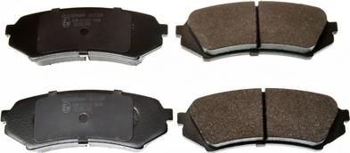 Denckermann B111160 - Brake Pad Set, disc brake car-mod.net