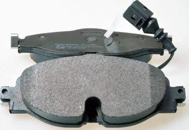 Denckermann B111306 - Brake Pad Set, disc brake car-mod.net