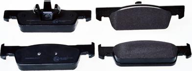 Denckermann B111215 - Brake Pad Set, disc brake car-mod.net