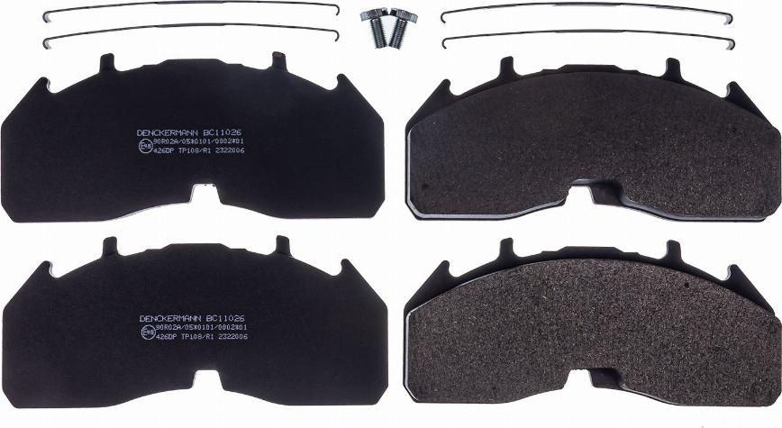 Denckermann BC11026 - Brake Pad Set, disc brake car-mod.net