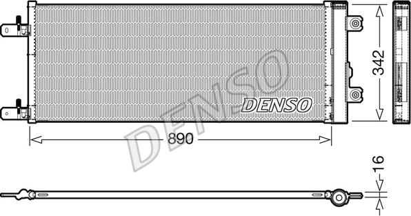 Denso DCN99071 - Condenser, air conditioning car-mod.net