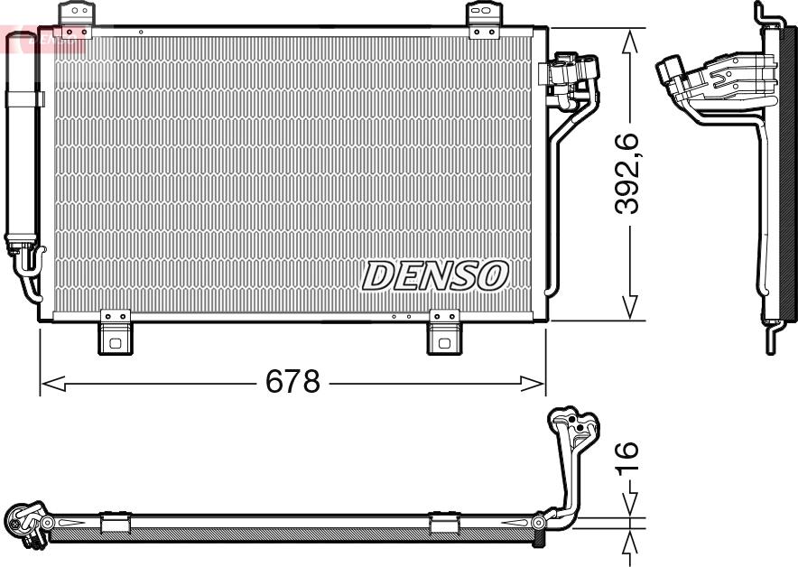 CARRO 503106415 - Condenser, air conditioning car-mod.net