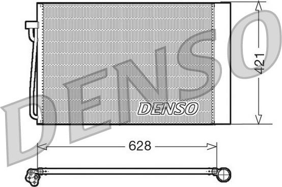 Denso DCN05018 - Condenser, air conditioning car-mod.net
