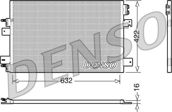 Denso DCN06007 - Condenser, air conditioning car-mod.net