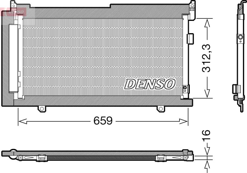 CARRO 770106400 - Condenser, air conditioning car-mod.net