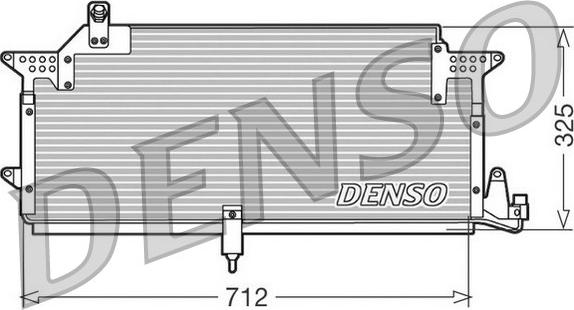Denso DCN32005 - Condenser, air conditioning car-mod.net