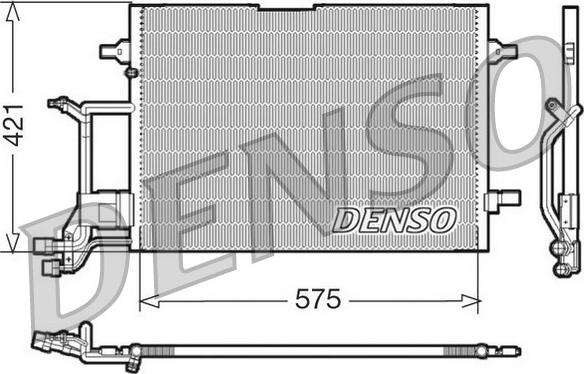 Denso DCN32016 - Condenser, air conditioning car-mod.net