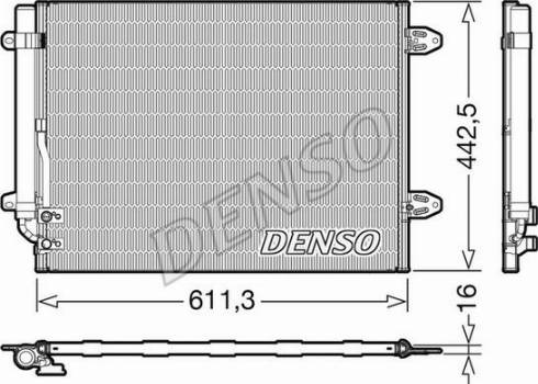 Denso DCN32013 - Condenser, air conditioning car-mod.net