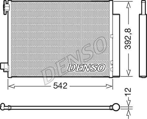 Denso DCN37004 - Condenser, air conditioning car-mod.net