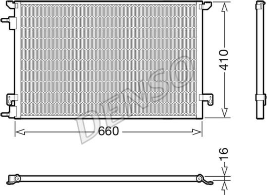 Denso DCN20045 - Condenser, air conditioning car-mod.net