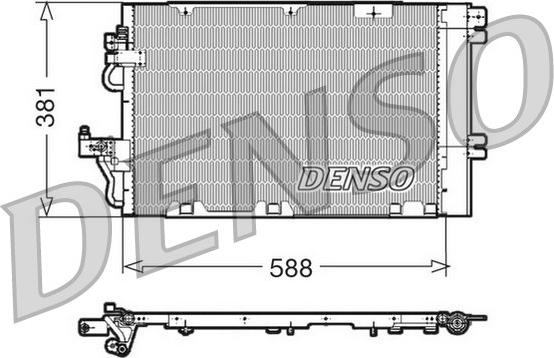 Denso DCN20010 - Condenser, air conditioning car-mod.net