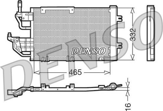 Denso DCN20013 - Condenser, air conditioning car-mod.net