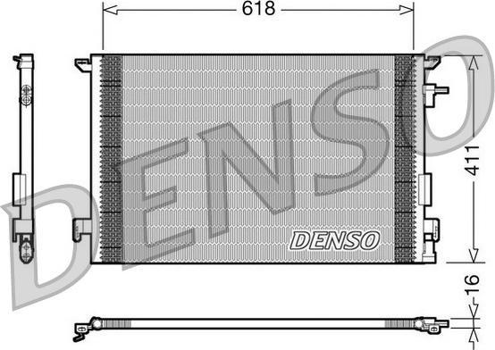 Denso DCN20031 - Condenser, air conditioning car-mod.net