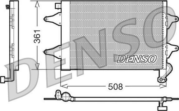 Denso DCN27004 - Condenser, air conditioning car-mod.net