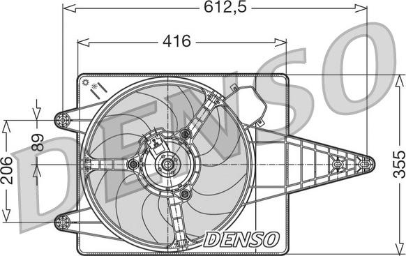 CARRO 017606450 - Fan, radiator car-mod.net