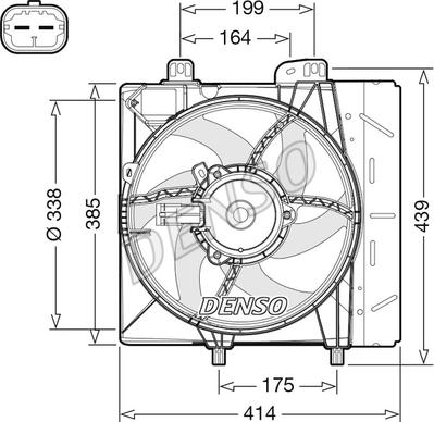 Denso DER07011 - Fan, radiator car-mod.net