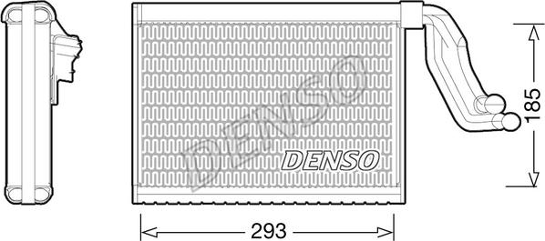 Denso DEV05001 - Evaporator, air conditioning car-mod.net