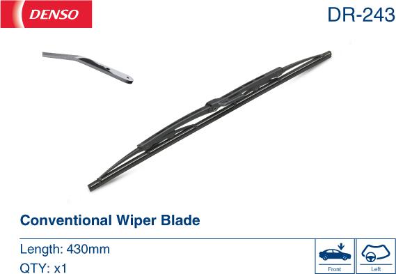 Denso DR-243 - Wiper Blade car-mod.net