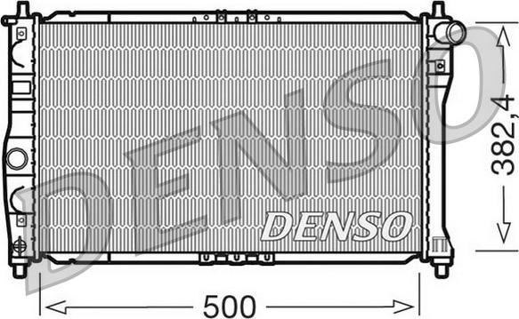 Denso DRM08001 - Radiator, engine cooling car-mod.net