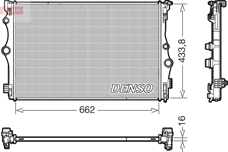 CARRO 531306300 - Radiator, engine cooling car-mod.net