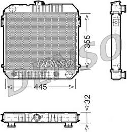 Denso DRM20002 - Radiator, engine cooling car-mod.net