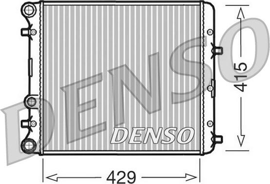 Denso DRM27002 - Radiator, engine cooling car-mod.net
