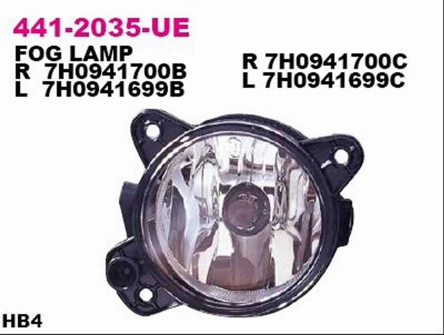 CARRO 030805126 - Fog Light car-mod.net