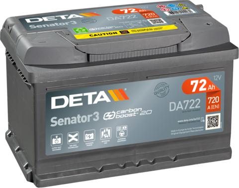 DETA DA722 - Starter Battery car-mod.net