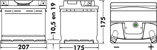 DETA DB443 - Starter Battery car-mod.net