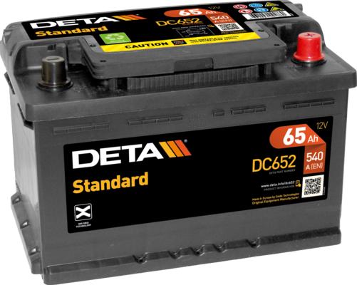 DETA DC652 - Starter Battery car-mod.net