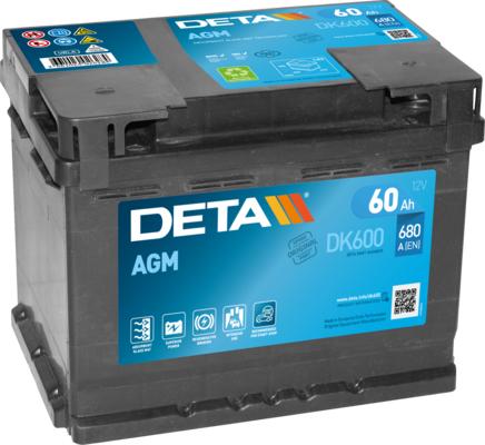 DETA DK600 - Starter Battery car-mod.net