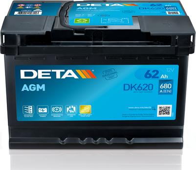 DETA DK620 - Starter Battery car-mod.net