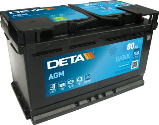 DETA DK800 - Starter Battery car-mod.net