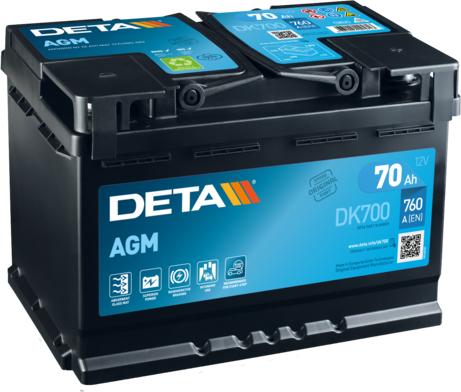 DETA DK700 - Starter Battery car-mod.net