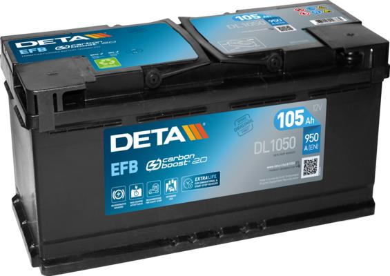 DETA DL1050 - Starter Battery car-mod.net