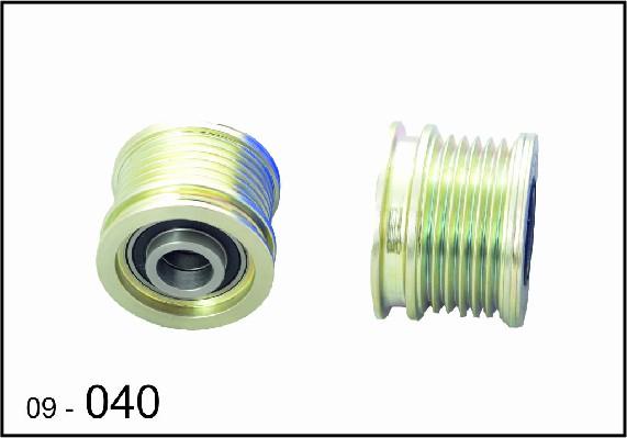 DEXWAL MOBIDEX 09-040 - Pulley, alternator, freewheel clutch car-mod.net
