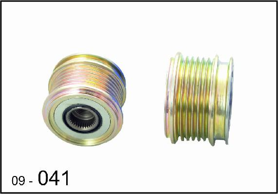 DEXWAL MOBIDEX 09-041 - Pulley, alternator, freewheel clutch car-mod.net