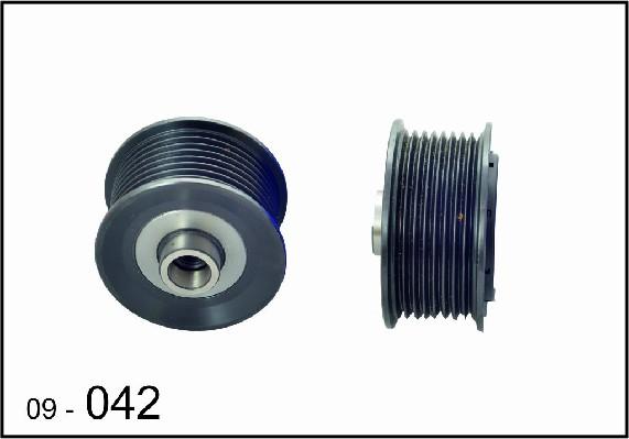 DEXWAL MOBIDEX 09-042 - Pulley, alternator, freewheel clutch car-mod.net