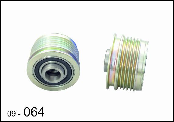 DEXWAL MOBIDEX 09-064 - Pulley, alternator, freewheel clutch car-mod.net