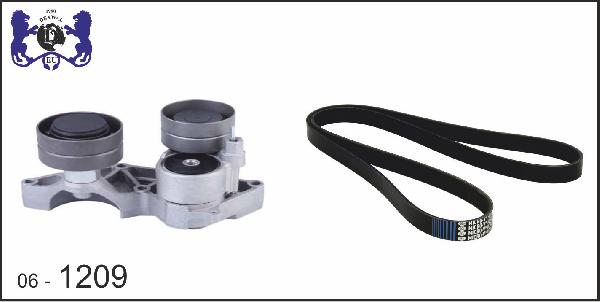 DEXWAL MOBIDEX 06-1209 - V-Ribbed Belt Set car-mod.net