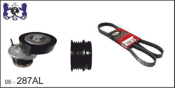DEXWAL MOBIDEX 06-287AL - V-Ribbed Belt Set car-mod.net