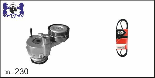 DEXWAL MOBIDEX 06-230 - V-Ribbed Belt Set car-mod.net