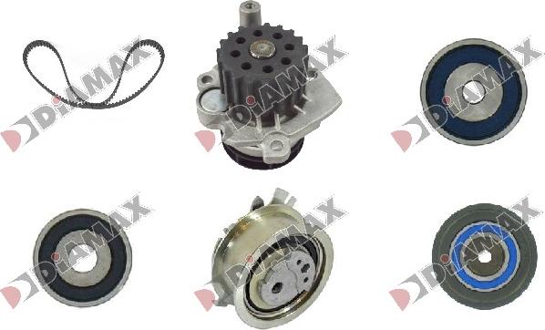 Diamax A6006WP - Water Pump & Timing Belt Set car-mod.net