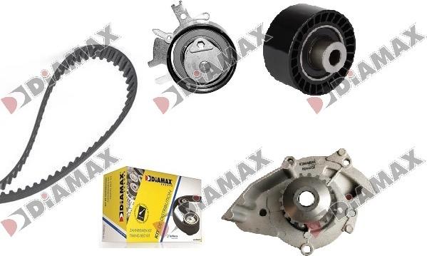 Diamax A6078WP - Water Pump & Timing Belt Set car-mod.net