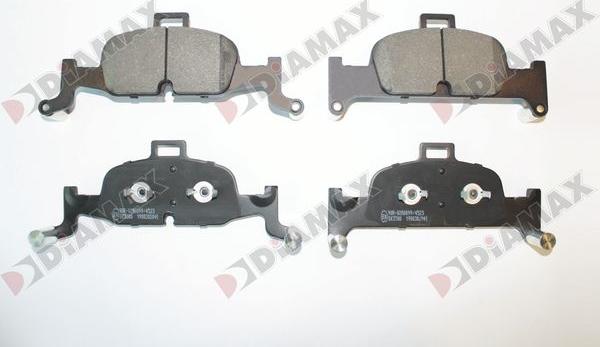 Diamax N09917 - Brake Pad Set, disc brake car-mod.net