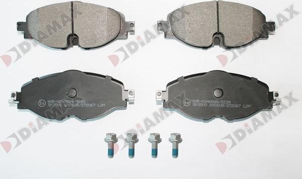 Diamax N09925 - Brake Pad Set, disc brake car-mod.net