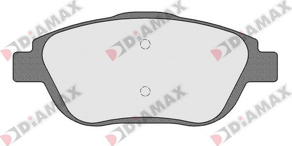 Diamax N09499 - Brake Pad Set, disc brake car-mod.net
